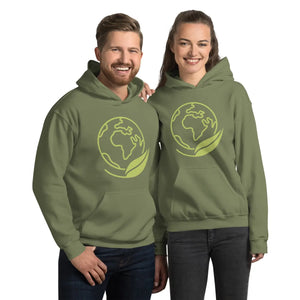 Vibrant Unisex Hoodie - Planet Earth Eco Design - Dipaliz - T-shirts