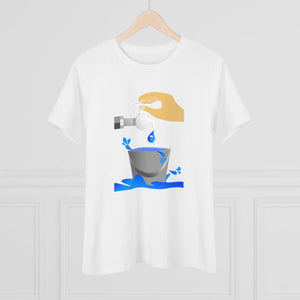 Eco-chic Women’s Premium Tee - Save Water Cotton - Dipaliz - T-shirts - s