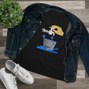 Eco-chic Women’s Premium Tee - Save Water Cotton - Dipaliz - T-shirts - s