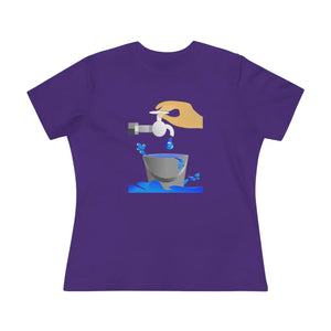 Eco-chic Women’s Premium Tee - Save Water Cotton - Dipaliz - T-shirts - s