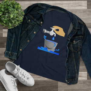 Eco-chic Women’s Premium Tee - Save Water Cotton - Dipaliz - T-shirts - s