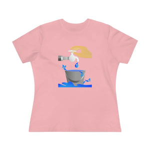 Eco-chic Women’s Premium Tee - Save Water Cotton - Dipaliz - T-shirts - s
