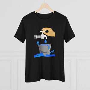 Eco-chic Women’s Premium Tee - Save Water Cotton - Dipaliz - T-shirts - s