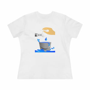 Eco-chic Women’s Premium Tee - Save Water Cotton - Dipaliz - T-shirts - s