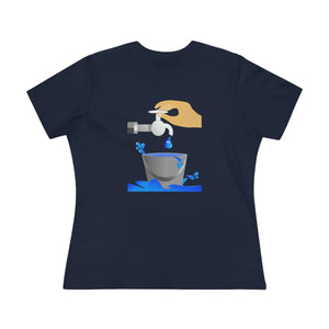 Eco-chic Women’s Premium Tee - Save Water Cotton - Dipaliz - T-shirts - s