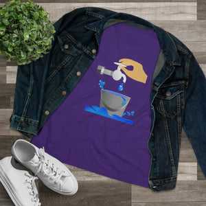 Eco-chic Women’s Premium Tee - Save Water Cotton - Dipaliz - T-shirts - s