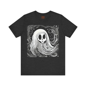 Spooky Ghost Short Sleeve Tee - Cotton Jersey - Dipaliz - T-shirts