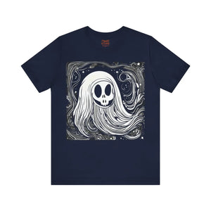Spooky Ghost Short Sleeve Tee - Cotton Jersey - Dipaliz - T-shirts