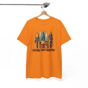 Unisex Deluxe Heavy Cotton Tee Colorful Scary Knives - Dipaliz - T-shirts