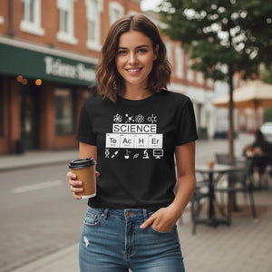 Dipaliz Science Teacher T-shirt Eco-friendly Gift Cotton - T-shirts - s