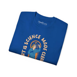 Artistic T-shirt - Art Meets Science Unisex Ultra Cotton - Dipaliz - T-shirts - s
