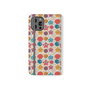 Sea Shells Samsung Galaxy Flip Cases - Faux Leather - Dipaliz - Mobile Phone