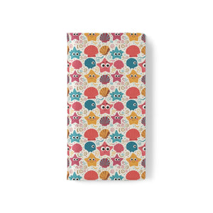 Sea Shells Samsung Galaxy Flip Cases - Faux Leather - Dipaliz - Mobile Phone