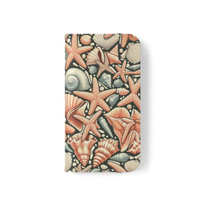 Ocean Wave Samsung Galaxy Flip Cases - Sea Shells - Dipaliz - Mobile Phone
