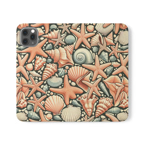 Ocean Wave Samsung Galaxy Flip Cases - Sea Shells - Dipaliz - Mobile Phone