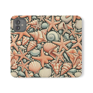 Ocean Wave Samsung Galaxy Flip Cases - Sea Shells - Dipaliz - Mobile Phone
