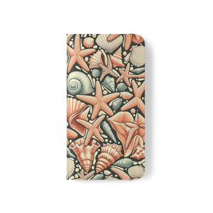 Ocean Wave Samsung Galaxy Flip Cases - Sea Shells - Dipaliz - Mobile Phone