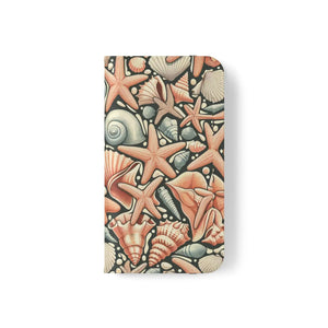 Ocean Wave Samsung Galaxy Flip Cases - Sea Shells - Dipaliz - Mobile Phone