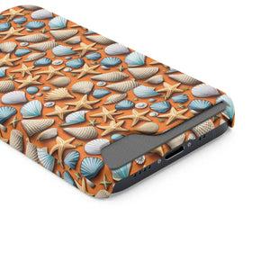 Vibrant Phone Case - Sea Shells and Star Fishes - Dipaliz - Mobile Cases