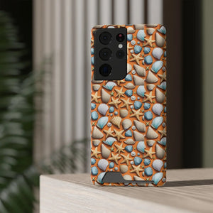 Vibrant Phone Case - Sea Shells and Star Fishes - Dipaliz - Mobile Cases