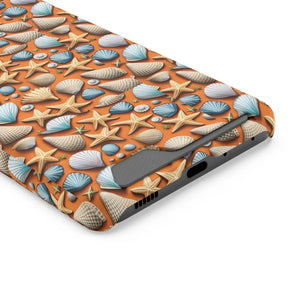 Vibrant Phone Case - Sea Shells and Star Fishes - Dipaliz - Mobile Cases