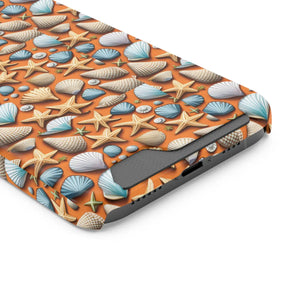 Vibrant Phone Case - Sea Shells and Star Fishes - Dipaliz - Mobile Cases