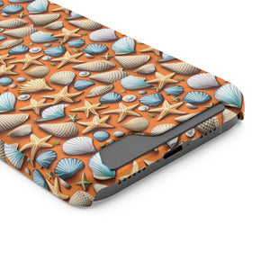 Vibrant Phone Case - Sea Shells and Star Fishes - Dipaliz - Mobile Cases