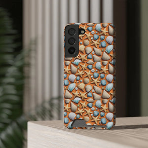 Vibrant Phone Case - Sea Shells and Star Fishes - Dipaliz - Mobile Cases