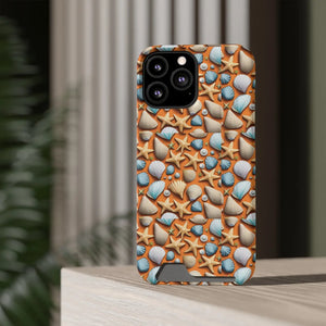 Vibrant Phone Case - Sea Shells and Star Fishes - Dipaliz - Mobile Cases