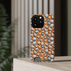 Vibrant Phone Case - Sea Shells and Star Fishes - Dipaliz - Mobile Cases