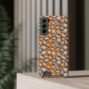 Vibrant Phone Case - Sea Shells and Star Fishes - Dipaliz - Mobile Cases