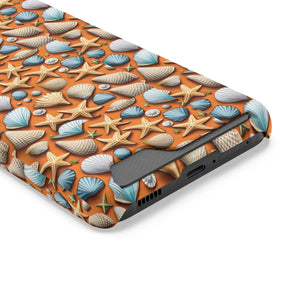 Vibrant Phone Case - Sea Shells and Star Fishes - Dipaliz - Mobile Cases