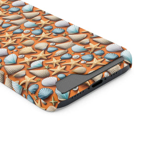 Vibrant Phone Case - Sea Shells and Star Fishes - Dipaliz - Mobile Cases