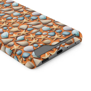 Vibrant Phone Case - Sea Shells and Star Fishes - Dipaliz - Mobile Cases