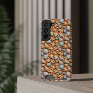 Vibrant Phone Case - Sea Shells and Star Fishes - Dipaliz - Mobile Cases