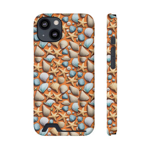 Vibrant Phone Case - Sea Shells and Star Fishes - Dipaliz - Mobile Cases