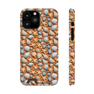 Vibrant Phone Case - Sea Shells and Star Fishes - Dipaliz - Mobile Cases