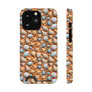 Vibrant Phone Case - Sea Shells and Star Fishes - Dipaliz - Mobile Cases