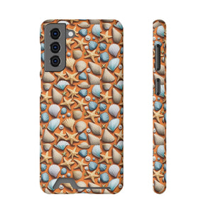 Vibrant Phone Case - Sea Shells and Star Fishes - Dipaliz - Mobile Cases
