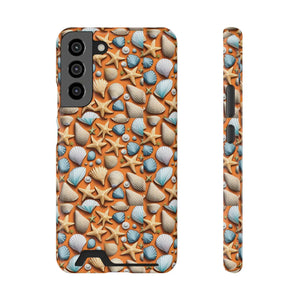 Vibrant Phone Case - Sea Shells and Star Fishes - Dipaliz - Mobile Cases