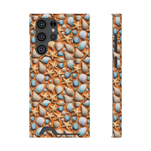 Vibrant Phone Case - Sea Shells and Star Fishes - Dipaliz - Mobile Cases