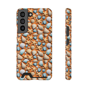 Vibrant Phone Case - Sea Shells and Star Fishes - Dipaliz - Mobile Cases