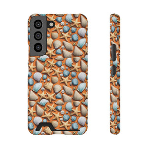 Vibrant Phone Case - Sea Shells and Star Fishes - Dipaliz - Mobile Cases