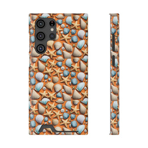 Vibrant Phone Case - Sea Shells and Star Fishes - Dipaliz - Mobile Cases