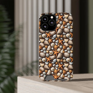 Ocean Phone Case - Sea Shells and Star Fishes - Dipaliz - Mobile Cases