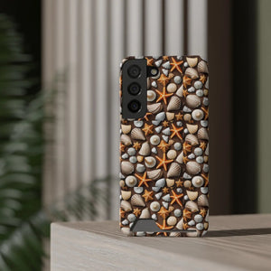 Ocean Phone Case - Sea Shells and Star Fishes - Dipaliz - Mobile Cases