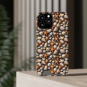 Ocean Phone Case - Sea Shells and Star Fishes - Dipaliz - Mobile Cases