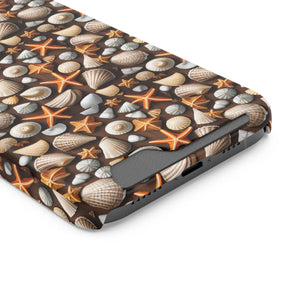 Ocean Phone Case - Sea Shells and Star Fishes - Dipaliz - Mobile Cases