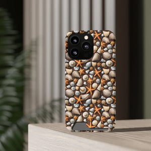 Ocean Phone Case - Sea Shells and Star Fishes - Dipaliz - Mobile Cases
