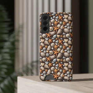 Ocean Phone Case - Sea Shells and Star Fishes - Dipaliz - Mobile Cases
